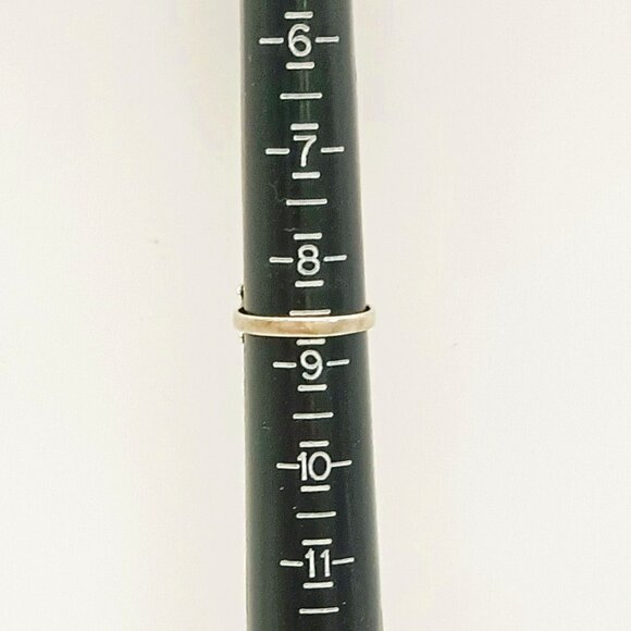 PTI 925 Triple Moonstone Ring 8.5 Sterling Silver Oblong Saddle Boho Ring - Picture 7 of 8